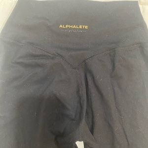 Black Alphalete Alphalux leggings